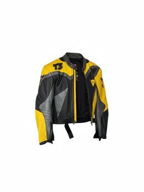 Dainese Leather Motorcycke Jacket Italy L Armor Padded Biker Riding Moto